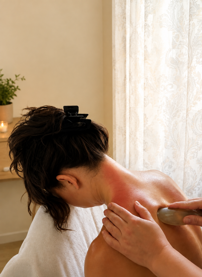 Zalecenia po terapii pleców Gua Sha